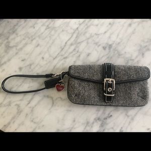 Coach Chevron Wristlet